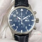 New Copy IWC Big Pilots Spitfire Chronograph SS Black Dial Watch 43mm_th.jpg